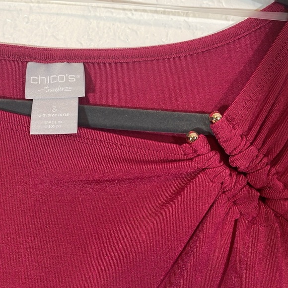 Chico’s Dolman Detail Top Size 3 - Picture 6 of 12